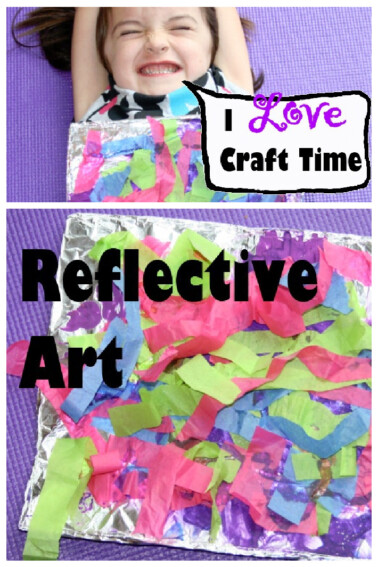 Foil collage craft for kids - Kids Activities Blog