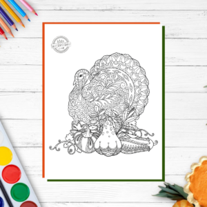 zentangle thanksgiving coloring pages
